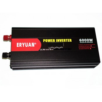 Инвертор (преобразователь) 12V-220V 6000W (чистый синус)